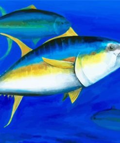 Yellow Fin Tuna Diamond Paintings