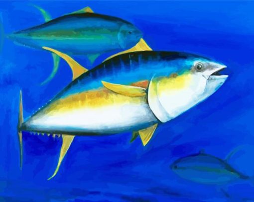 Yellow Fin Tuna Diamond Paintings