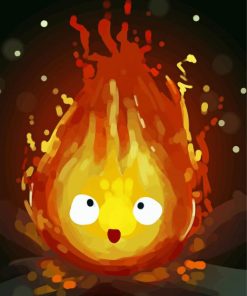 Aesthetic Calcifer Diamond Paintings