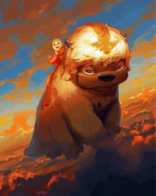 Aesthetic Avatar Appa Diamond Paintings