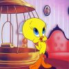 Aesthetic Tweety Bird Art Diamond Paintings