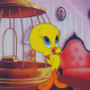 Aesthetic Tweety Bird Art Diamond Paintings