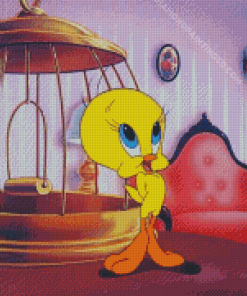 Aesthetic Tweety Bird Art Diamond Paintings