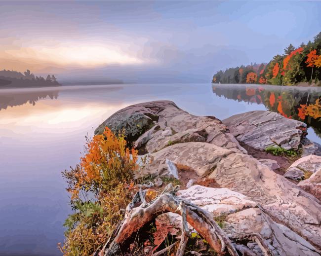 Algonquin Sunrise Diamond Paintings