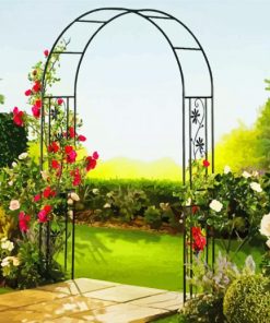 Arch With Flowers Diamond Paintings