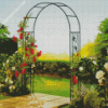 Arch With Flowers Diamond Paintings