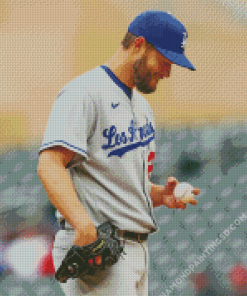 Baseball Pitcher Clayton Kershaw Diamond Paintings