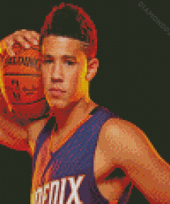 Basketballer Devin Booker Suns Phoenix Diamond Paintings