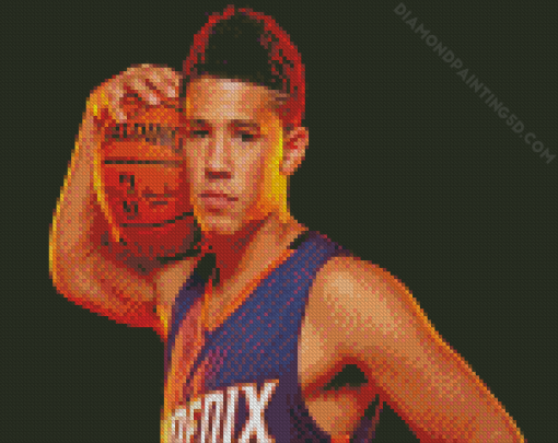 Basketballer Devin Booker Suns Phoenix Diamond Paintings