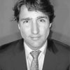 Black And White Justin Trudeau Diamond Paintings