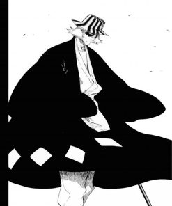 Black And White Kisuke Urahara Diamond Paintings