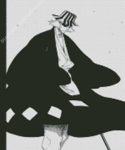 Black And White Kisuke Urahara Diamond Paintings