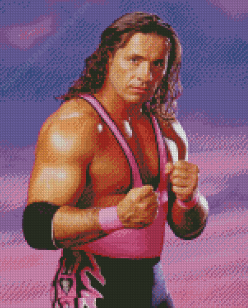 Bret Hart Hitman Diamond Paintings