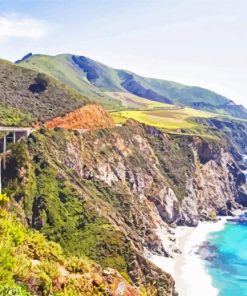 California Highway 1 Diamond Paintings