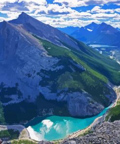 Canmore Mountains Diamond Paintings