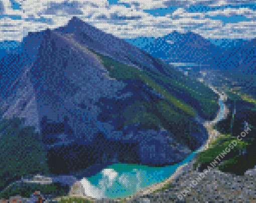 Canmore Mountains Diamond Paintings