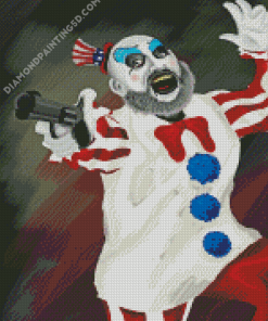 Captain Spaulding Holding Gun Diamond Paintings