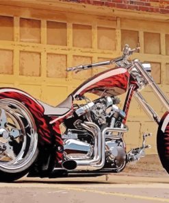 Chopper Motorcycle Diamond Paintings