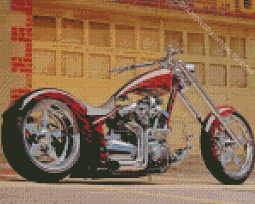 Chopper Motorcycle Diamond Paintings