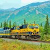 Denali Train Alaska Railroad Diamond Paintings