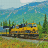 Denali Train Alaska Railroad Diamond Paintings