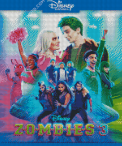 Disney Zombies 3 Poster Diamond Paintings