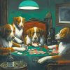 Dogs Playing Poker Diamond Paintings