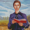 Emily Dickinson Portrait Diamond Paintings