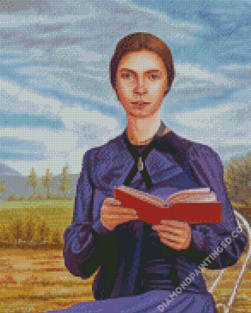 Emily Dickinson Portrait Diamond Paintings