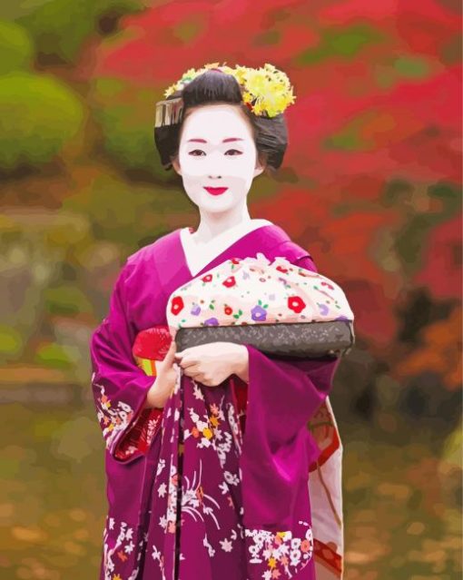 Geishas Woman Diamond Paintings