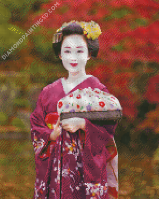 Geishas Woman Diamond Paintings