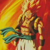 Gogeta Anime Character Diamond Paintings