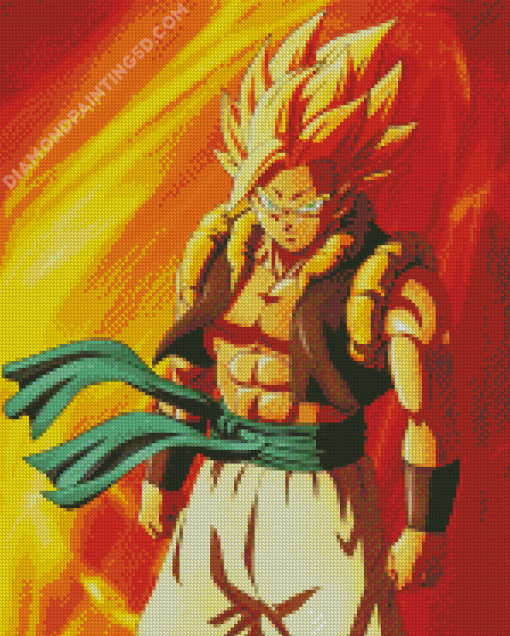 Gogeta Anime Character Diamond Paintings