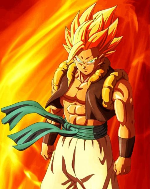 Gogeta Anime Character Diamond Paintings