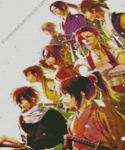 Hakuouki Anime Characters Diamond Paintings