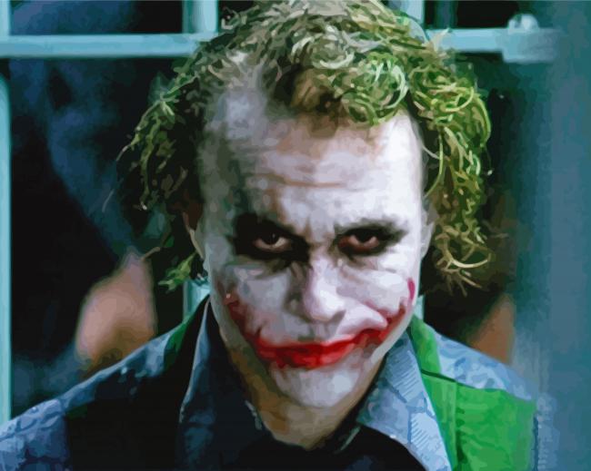 Heath Ledger As The Joker Diamond Paintings