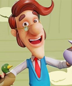 Hugh Neutron from The Adventure of Jimmy Neutron boy Genius Diamond Paintings