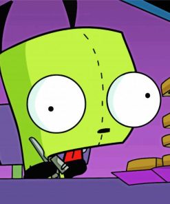 Invader Zim Gir Animation Diamond Paintings