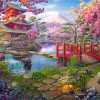 Japanese Garden Art Diamond Paintings