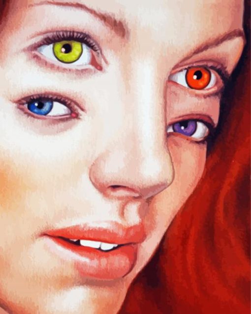 Lady Four Eyes Diamond Paintings