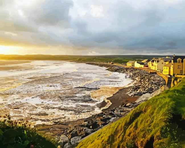 Lahinch Beach Diamond Paintings