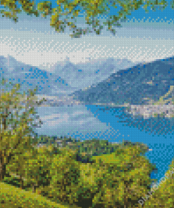 Lake Zell Am See Lake Diamond Paintings