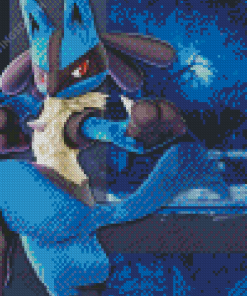 Lucario Pokemon Diamond Paintings