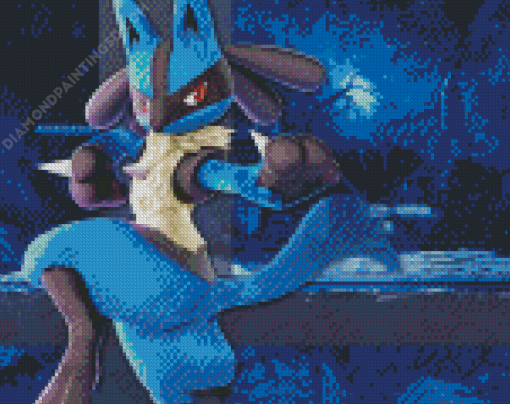 Lucario Pokemon Diamond Paintings