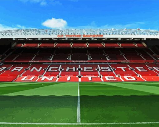 Manchester United Old Trafford Stadium Diamond Paintings