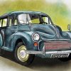 Morris Minor Traveller Art Diamond Paintings