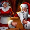 Mrs Claus And Mr Claus Diamond Paintings