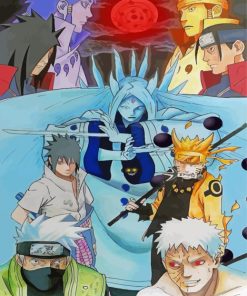 Naruto Jinchuriki Diamond Paintings