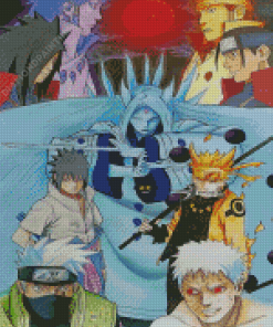 Naruto Jinchuriki Diamond Paintings