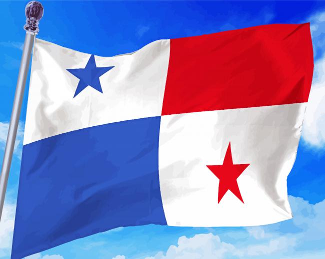 Panama Flag Diamond Paintings